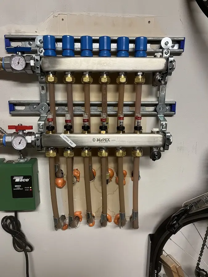 Plumber performing Gas Line Installation at a residential property in Prescott